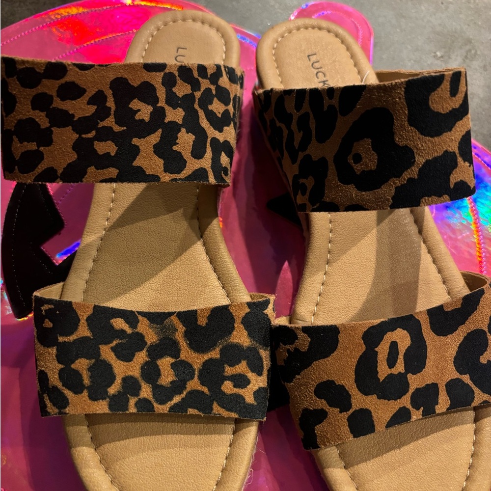Lucky Brand Leopard Print Women's Sandals